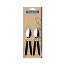 PACK TRAMONTINA IPANEMA NEGRO 48 PZS