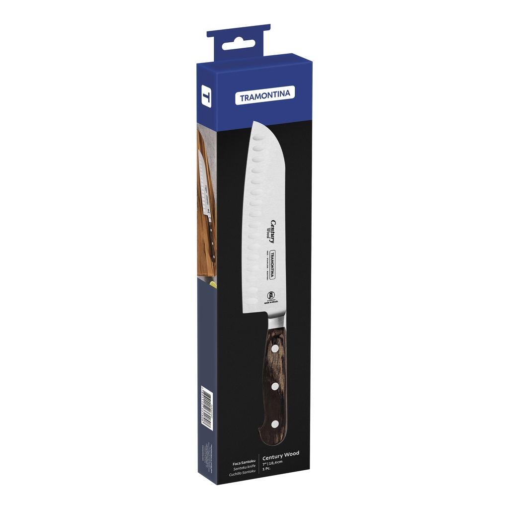 CUCHILLO CARNICERO TRAMONTINA 21542/197 CENTURY WOOD