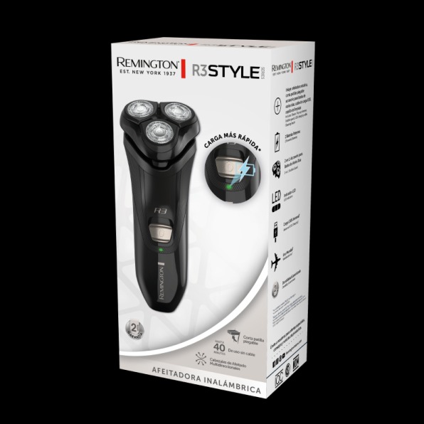 AFEITADORA REMINGTON R1001 ROTATIVA RECARGABLE