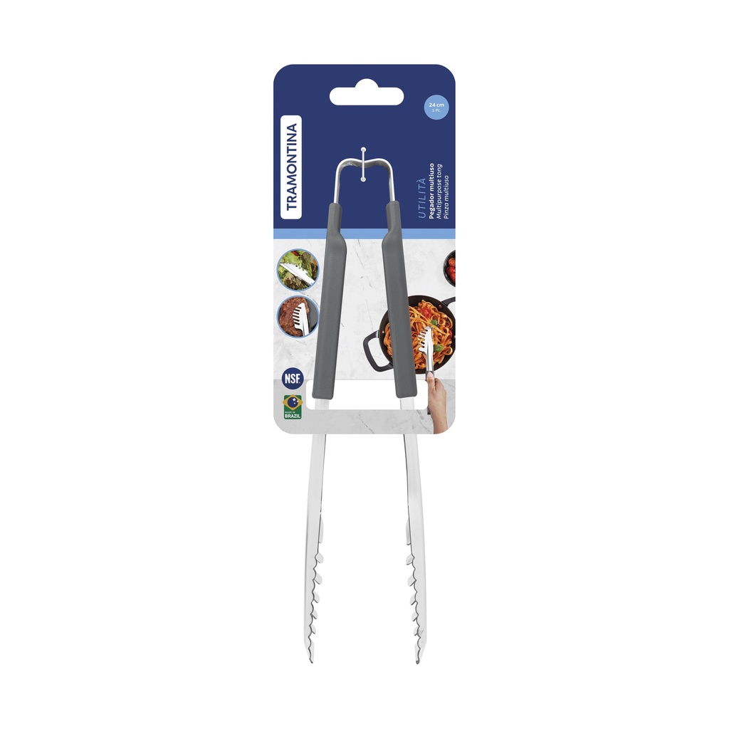 PINZA TRAMONTINA 25074/160 UTILITA ACERO 24CM