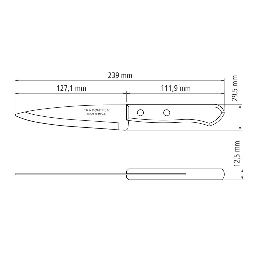 CUCHILLO DE COCINA TRAMONTINA 22902/105 DYNAMIC 5"