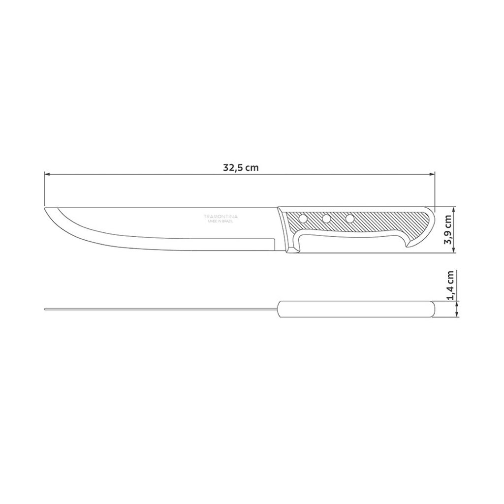 CUCHILLO DE COCINA TRAMONTINA 22921/008 PLENUS 8"