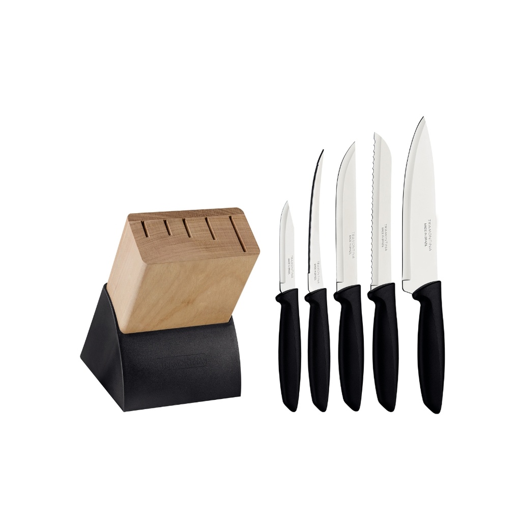 JUEGO DE CUCHILLOS TRAMONTINA 23498/072 PLENUS 6 PZS