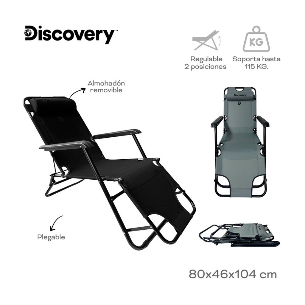 REPOSERA DISCOVERY 30468 NEGRO