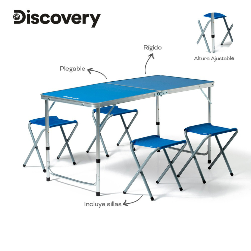 SET CAMPING DISCOVERY 17896 AZUL