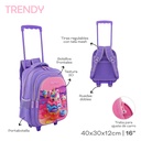 MOCHILA CARRO TRENDY 30101 LILA