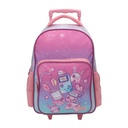 MOCHILA CARRO TRENDY 28090 15" ROSA C/CARTUCHERA