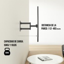 SOPORTE DE TV NIVIKO NVK78-446 C/BRAZO DOBLE 22-70"