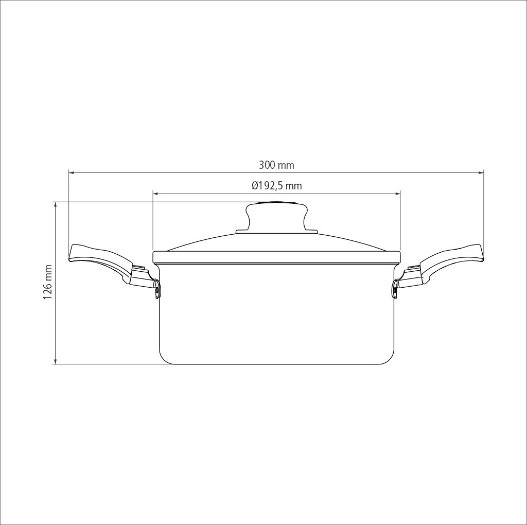 CACEROLA TRAMONTINA 20261/618 TURIM 18CM