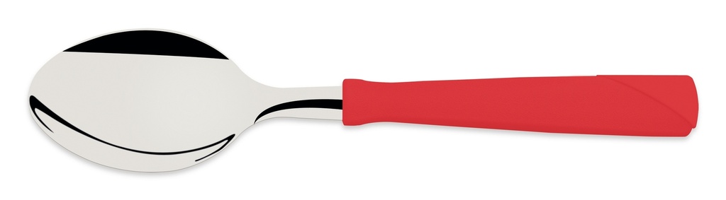 CUCHARA DE TE TRAMONTINA 23167/970 NEW KOLOR 12PZS ROJO