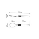 CUCHARA DE TE TRAMONTINA 23367/980 IPANEMA 12PZS BLANCO