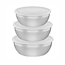 JUEGO DE CONTENEDORES TRAMONTINA 64220/210 FREEZINOX 3PZS REDONDOS