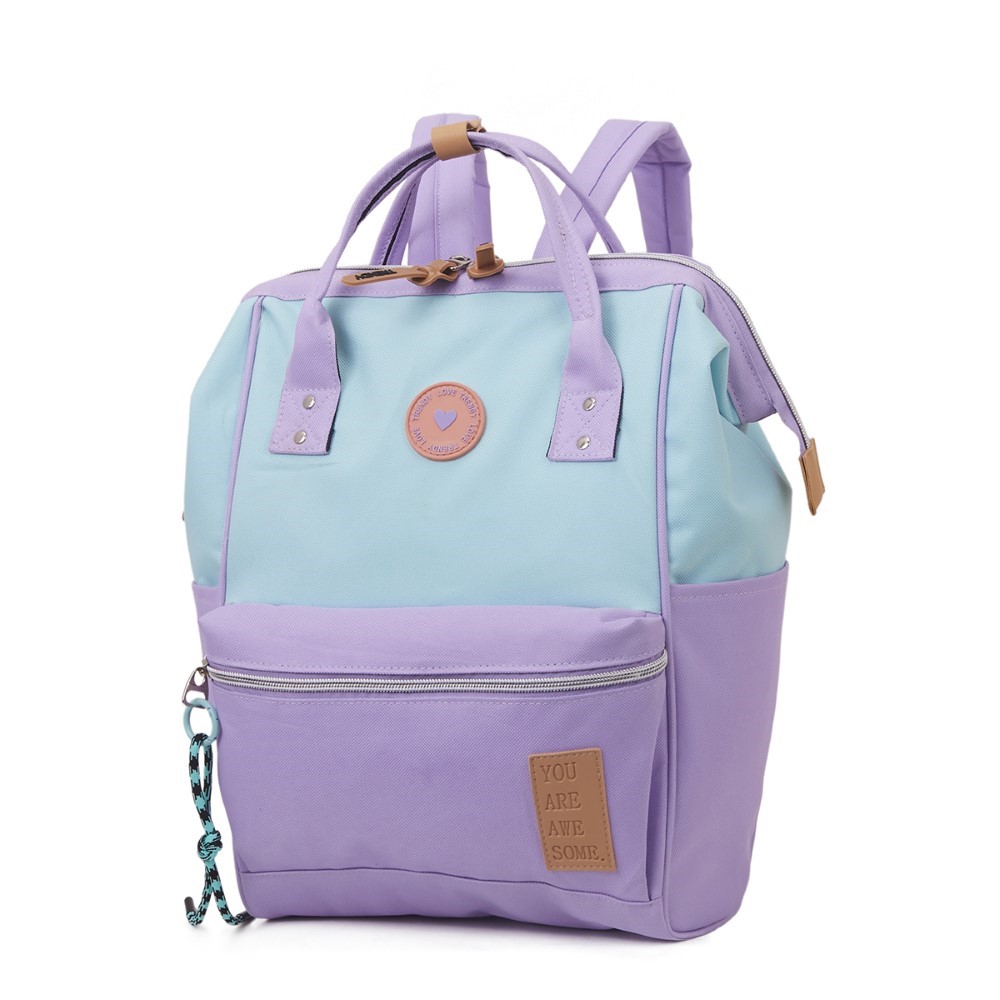 MOCHILA BOCA DE PEZ TRENDY 22348 VIOLETA