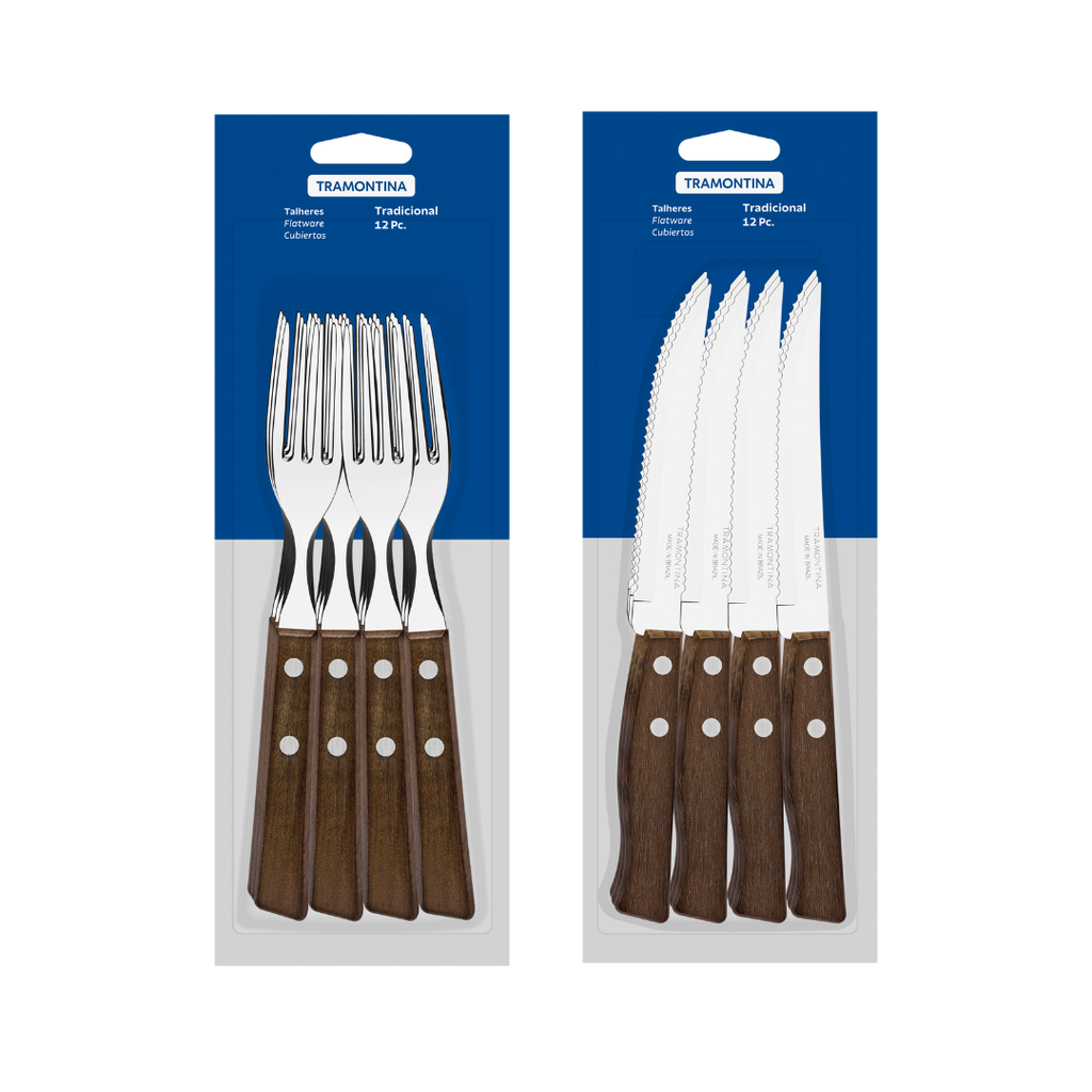 COMBO TRAMONTINA TRADICIONAL 24 PZS