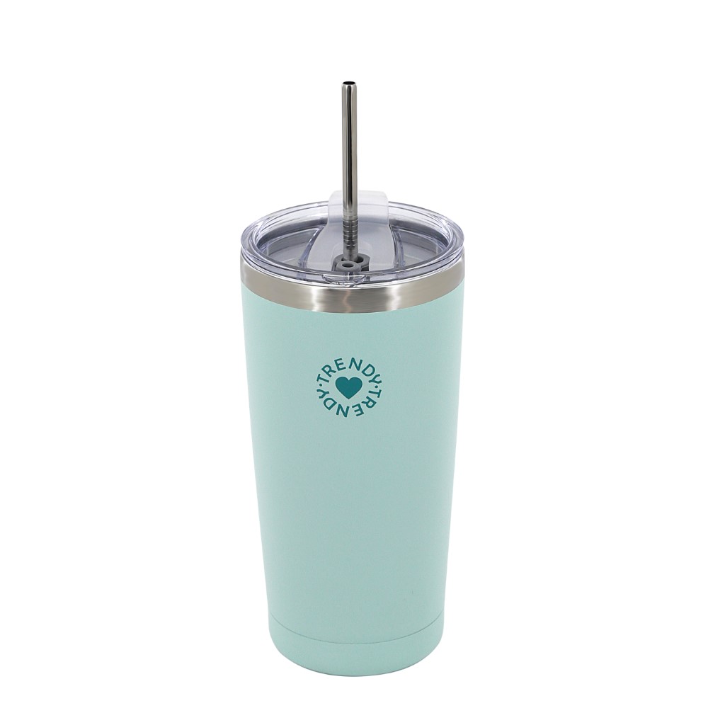 VASO TERMICO TRENDY 18484 600ML MENTA CON SORBETE DE ACERO