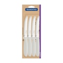 CUCHILLOS P/ASADO TRAMONTINA 23360/985 IPANEMA 12PZS BLANCO
