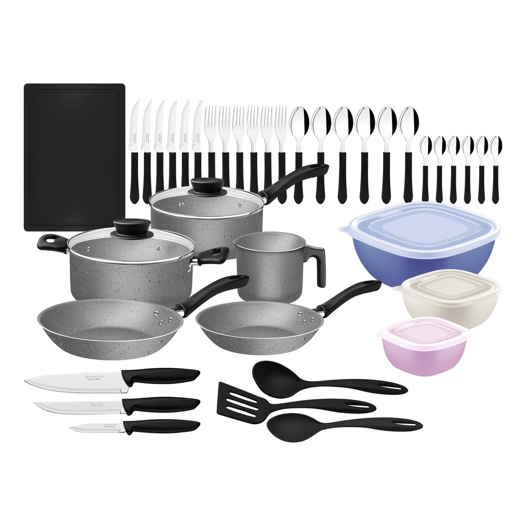 SET DE COCINA TRAMONTINA 28399/602 LINZ 44PZS