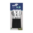 JUEGO DE CUBIERTOS TRAMONTINA 23198/094 NEW KOLOR 24PZS NEGRO
