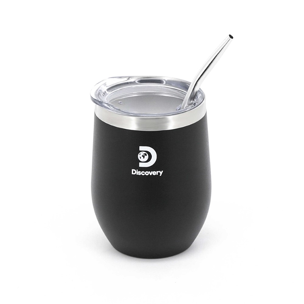 MATE DISCOVERY 18497 350ML NEGRO CON BOMBILLA