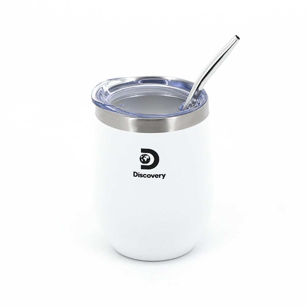 MATE DISCOVERY 18497 350ML BLANCO CON BOMBILLA