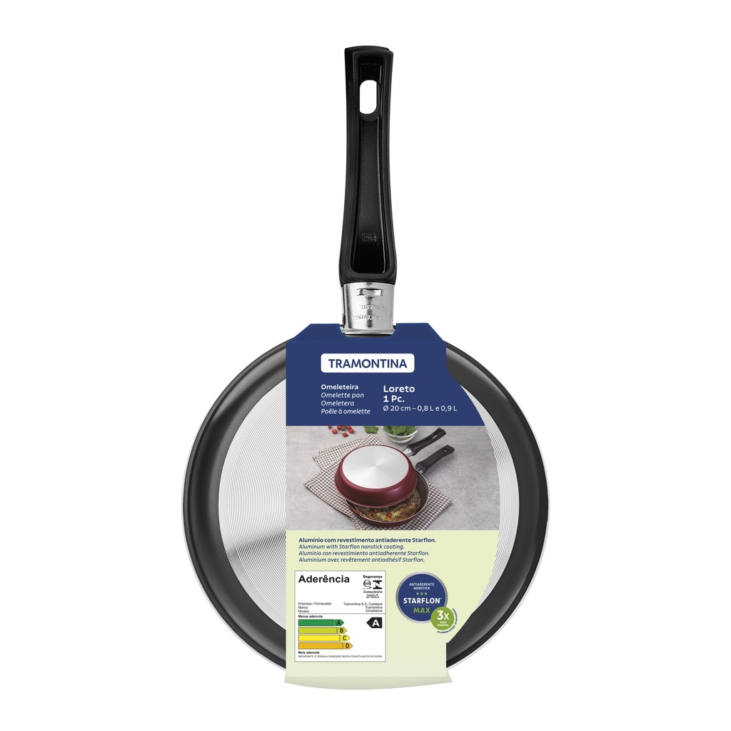 OMELETERA TRAMONTINA 20123/020 LORETO 20 CM
