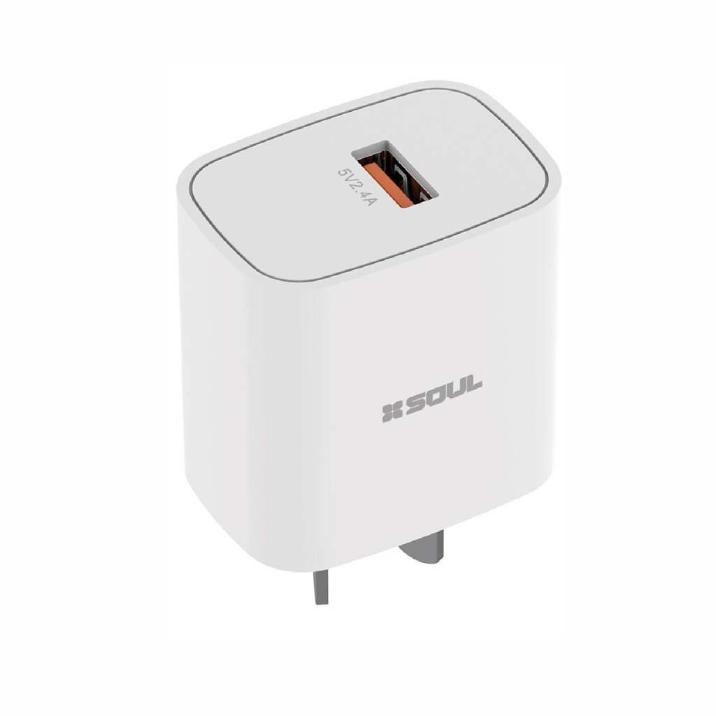 CARGADOR USB SOUL CLASSIC CVJ-XUSB1L 2.4A LIGHTNING