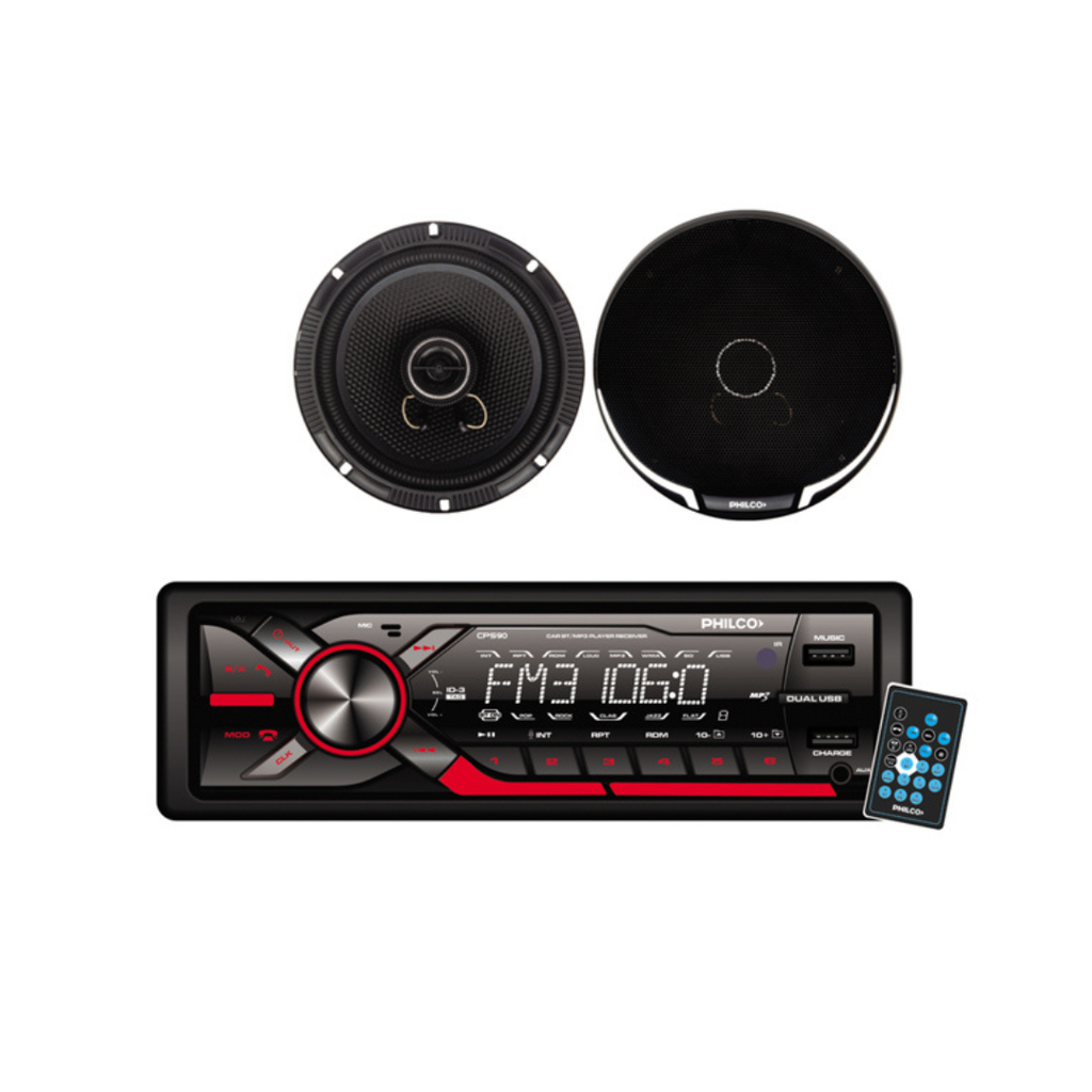 COMBO ESTEREO+PARLANTE PHILCO CPS-90 CONTROL REMOTO