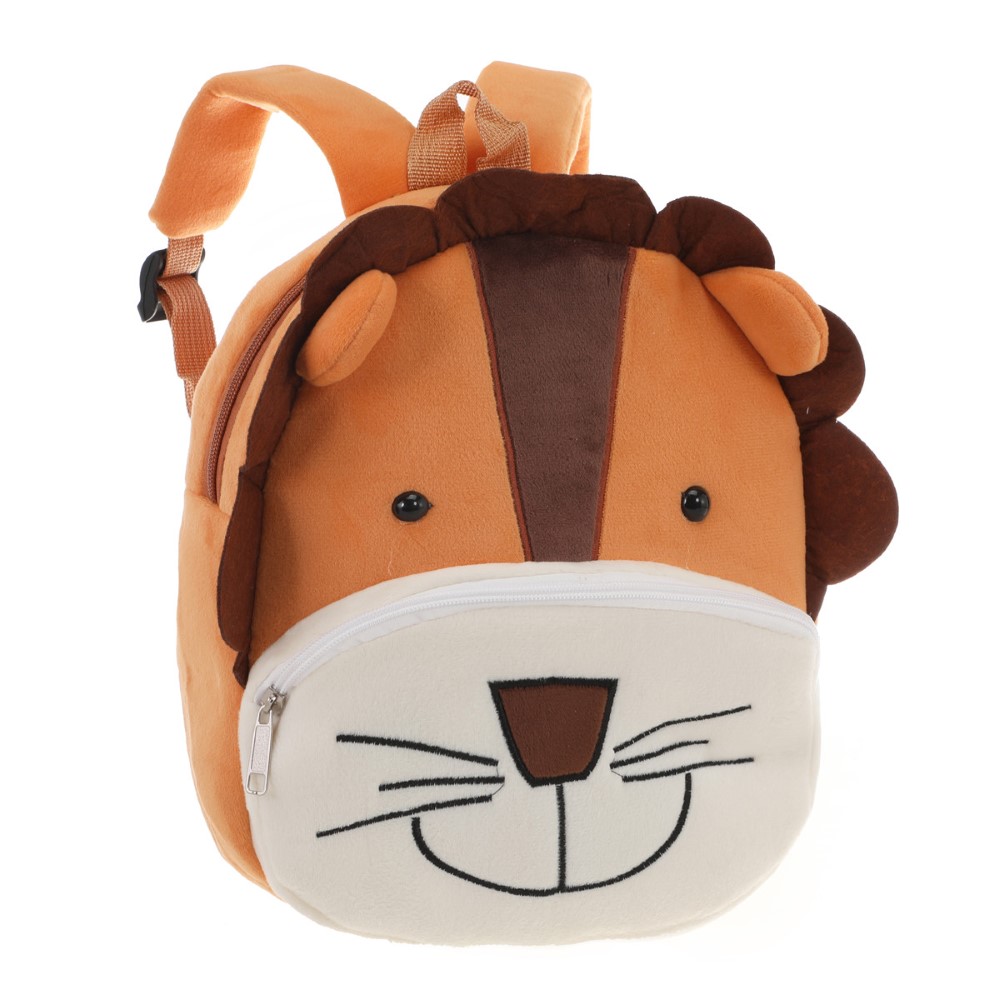 MOCHILA INFANTIL 53713 11" MARRON LEON