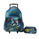 MOCHILA CARRO TRENDY 28776 15" C/CARTUCHERA SKATE