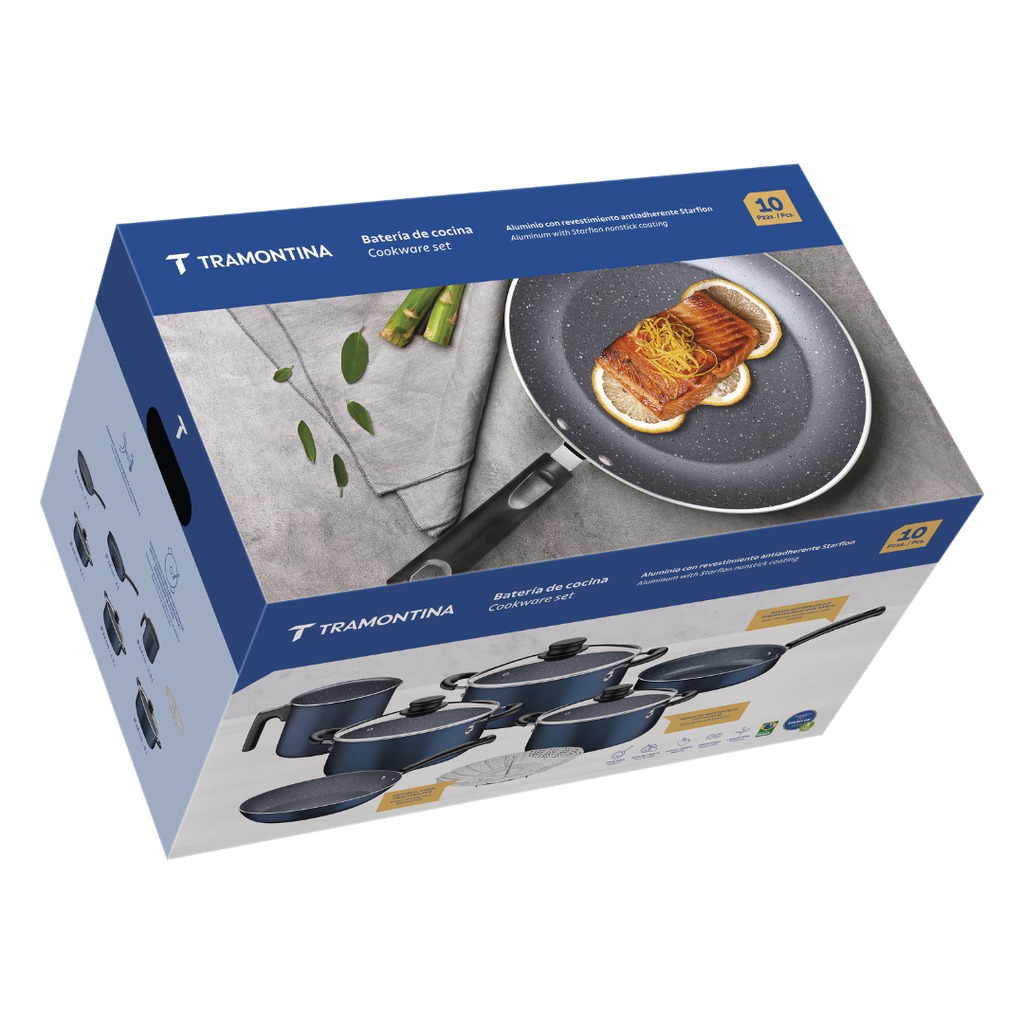 BATERIA DE COCINA TRAMONTINA 27899/603 10 PZS