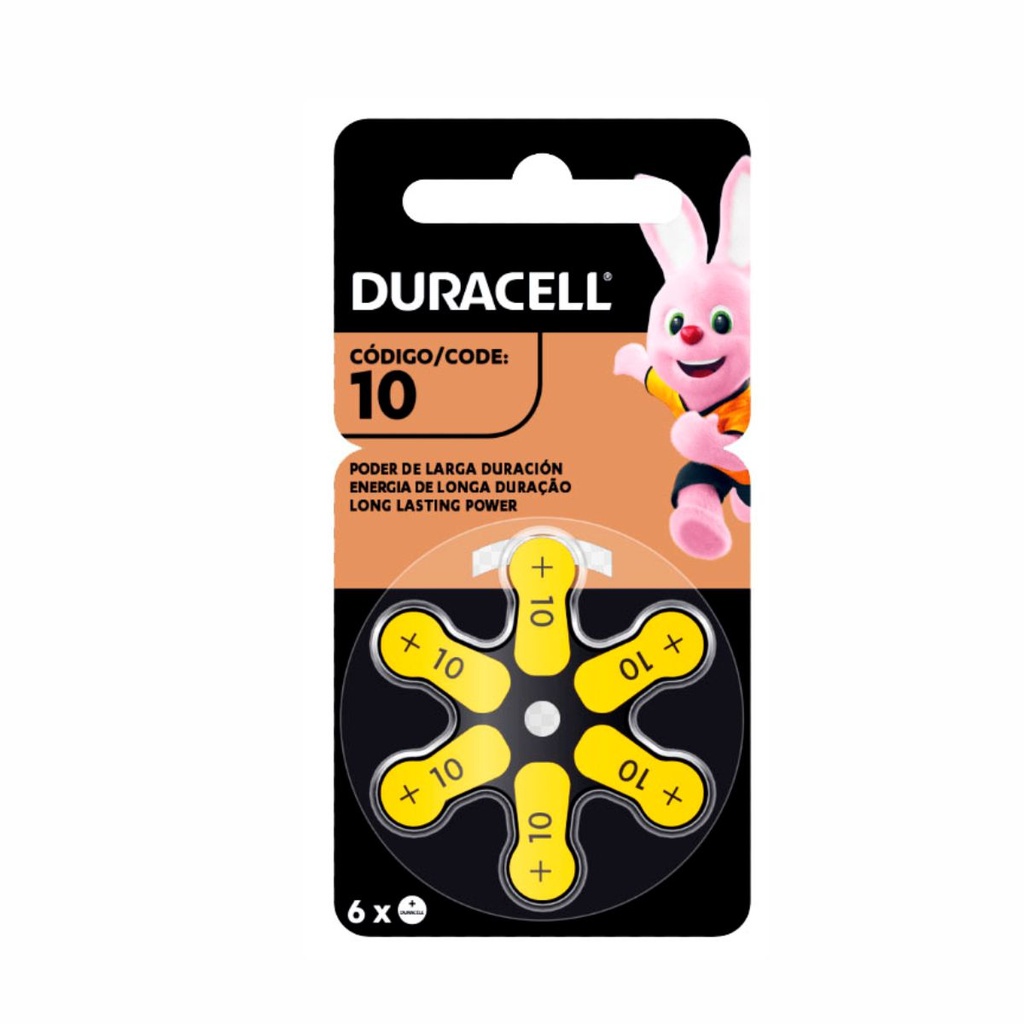 PILA DURACELL 10 AUDIFONO BP6