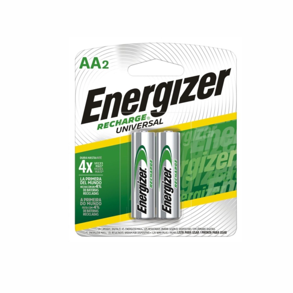 PILA ENERGIZER AA RECARGABLE BP2 2000mAh