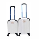 SET VALIJAS ALPINE SKATE 27568 2PZS 20"/19" BLANCO