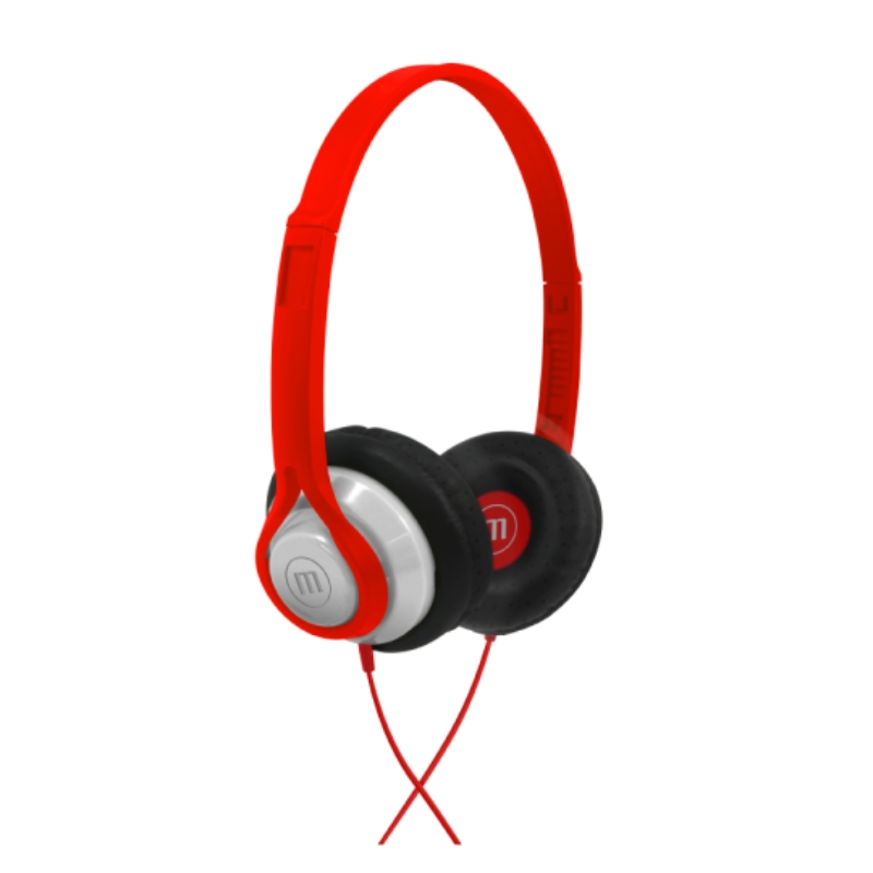 AURICULAR MAXELL HP-360 ROJO