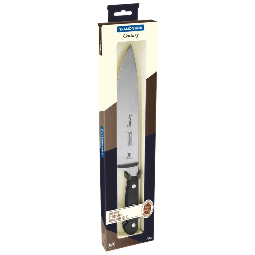 CUCHILLO PROFESSIONAL TRAMONTINA 24011/108 CENTURY 8" CHEF