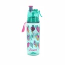 BOTELLA TRENDY 12534 600ML AQUA CON PICO