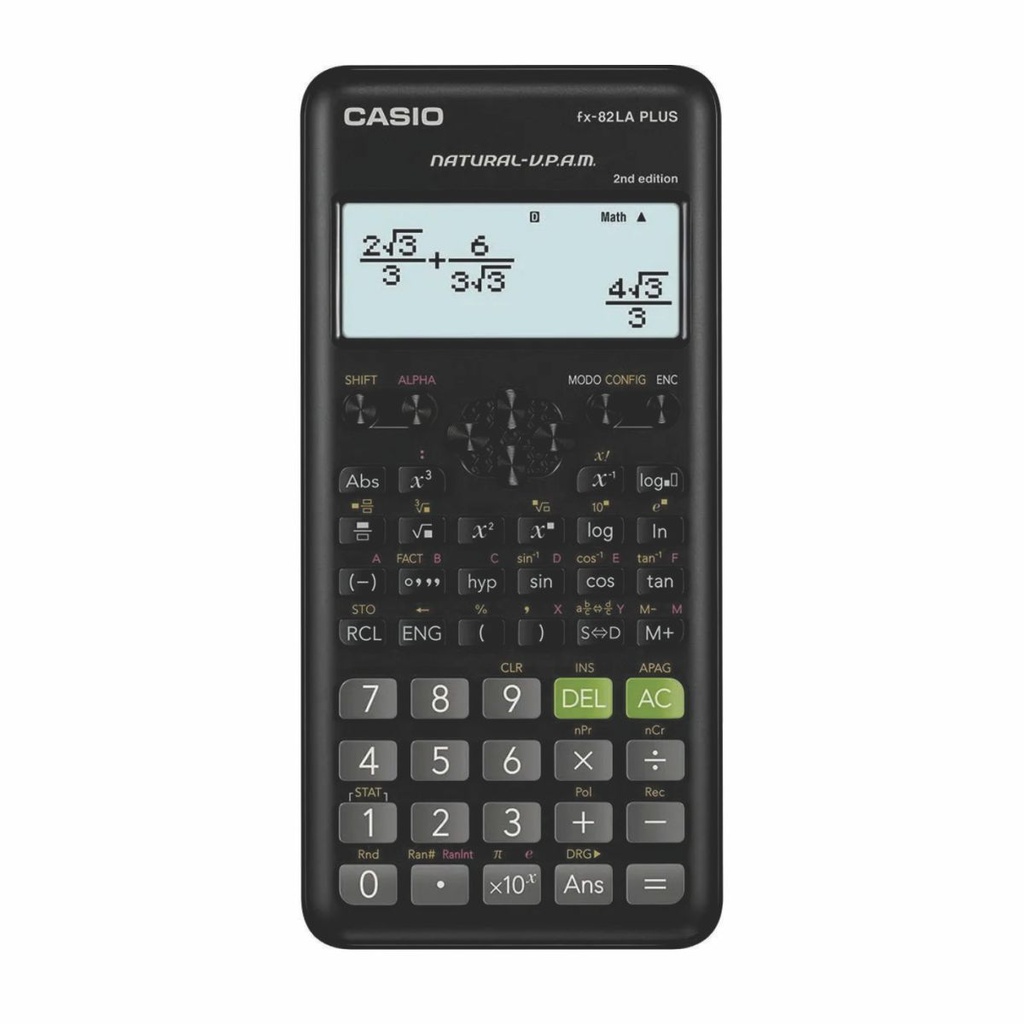 CALCULADORA CASIO FX-82LA PLUS 2 NEGRO