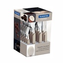 JUEGO DE CUBIERTOS TRAMONTINA 23499/022 CARMEL MARFIL 24PZS