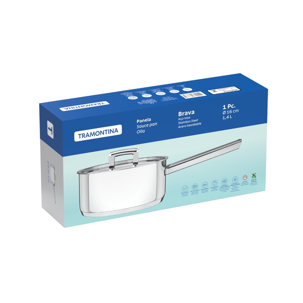 OLLA TRAMONTINA 62401/160 BRAVA 16CM