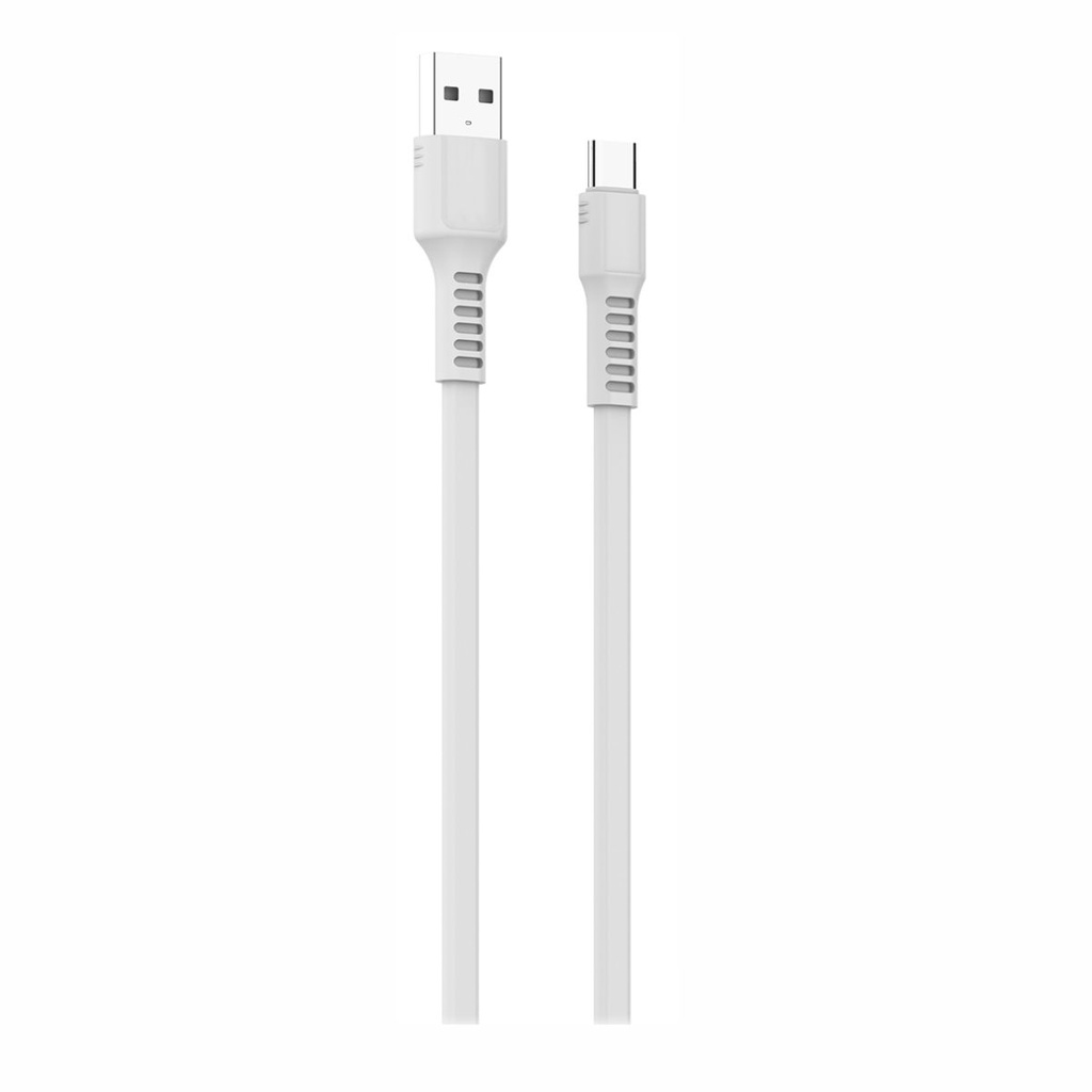 CABLE DE DATOS SOUL FLAT USB-FTYPEBL TIPO C 1.2M