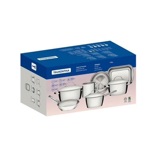 [086-50170] JUEGO TRAMONTINA 65650/170 ALLEGRA 7PZS