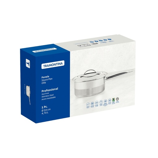 [086-21240] OLLA TRAMONTINA 62621/240 PROFESSIONAL 24CM