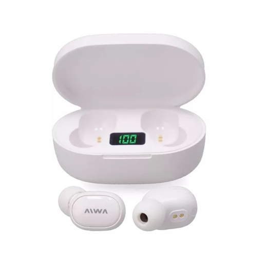 [064-54770] AURICULAR AIWA TWA-70B BT IN EAR BLANCO