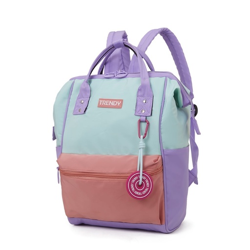 [199-23495] MOCHILA BOCA DE PEZ TRENDY 22349 VERDE AGUA