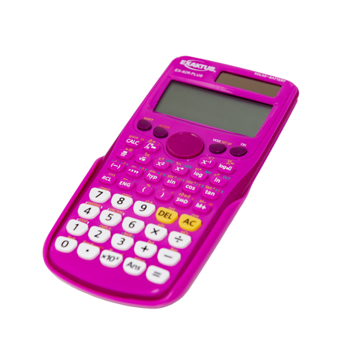 [108-70422] CALCULADORA EXAKTUS EX-82R ES PLUS ROSA