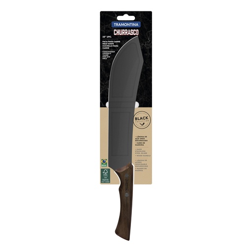 [086-96800] CUCHILLO TRAMONTINA 22844/110 BLACK 10"