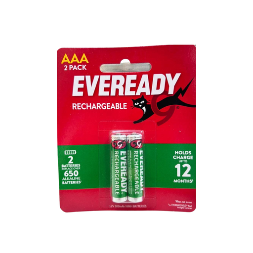 [125-00956] PILA EVEREADY AAA RECARGABLE RE12-BP2 500mAh
