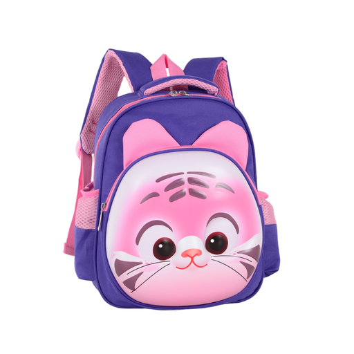 [199-36646] MOCHILA INFANTIL TRENDY 53664 13" VIOLETA GATO