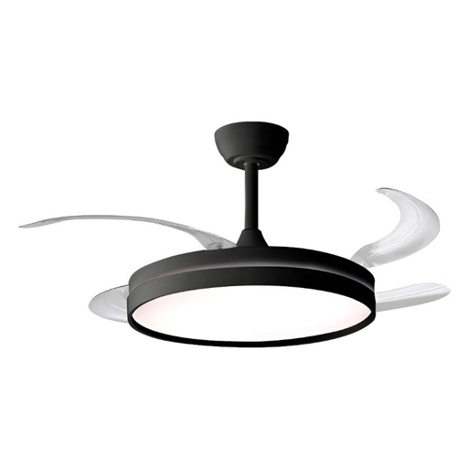 [165-14867] VENTILADOR LILIANA VTHN603R RETRACTIL NEGRO
