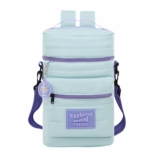 [199-84776] BOLSO MATERO TRENDY 18477 AQUA